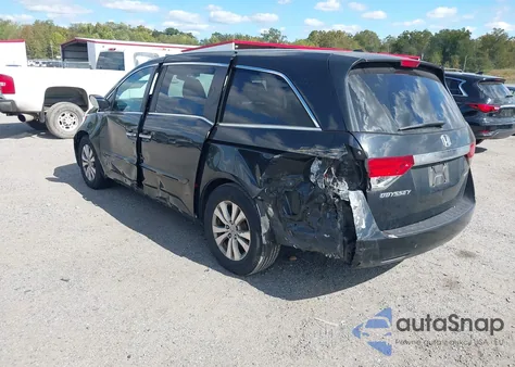 2016 Honda Odyssey Se из США, поврежденный, VIN 5FNRL5H39GB133894